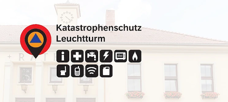 Ein Logo mit der Aufschrift: Katastrophenschutz Leuchtturm